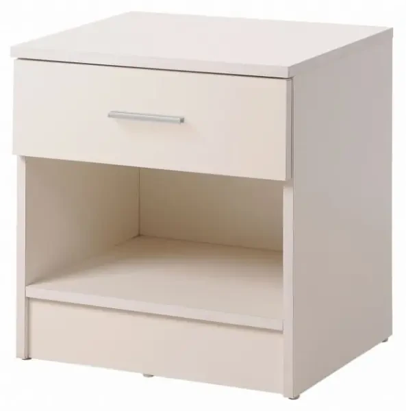Rio Costa Nightstand With 1 Drawer - White
