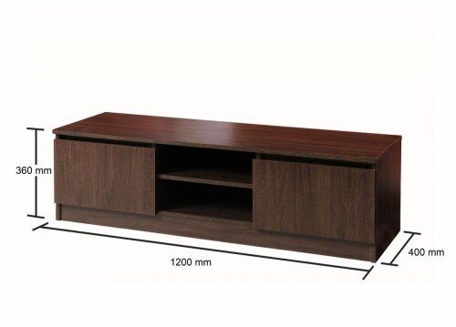 Essentials 120cm TV Cabinet - Walnut