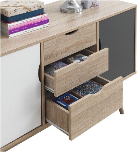Alford 2 Sideboard With 2 Doors & 3 Drawers