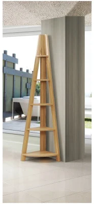 Riva Corner Ladder Bookcase - Oak