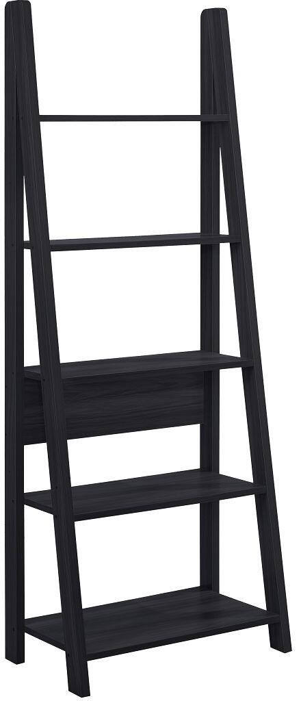 Riva Ladder Bookcase Black No 10 Furniture