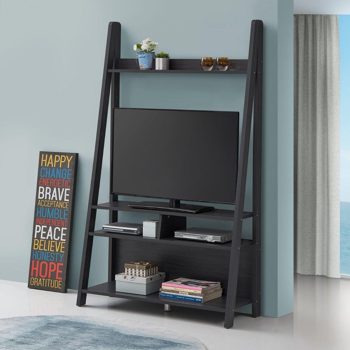 Riva Ladder TV Black No 10 Furniture