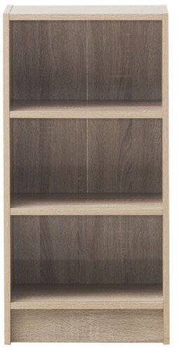 Essentials Small Narrow Bookcase - Light Oak