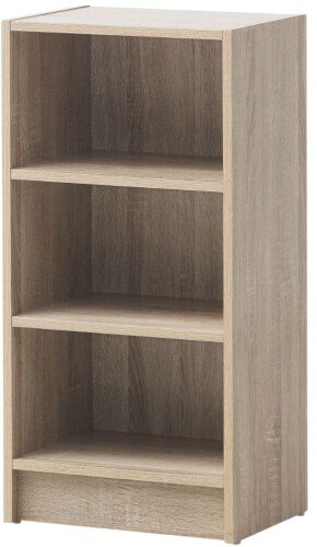 Essentials Small Narrow Bookcase - Light Oak