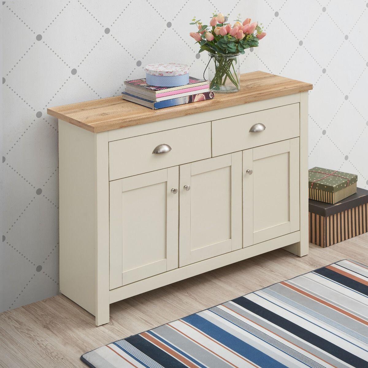 Lisbon Sideboard With 3 Doors & 2 Drawers No 10 Furniture